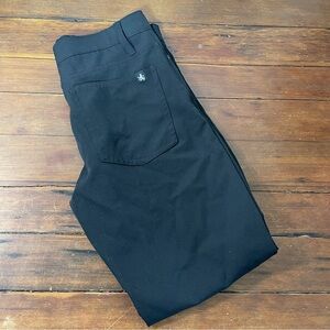 Rugby University Men's Black Pants